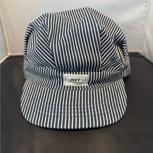 Key Imperial Railroad Snap back Pin Stripe Hat Fits Most